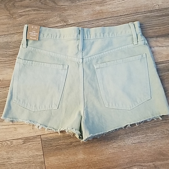 Madewell Denim High-Rise Momjean Short - Picture 5 of 6